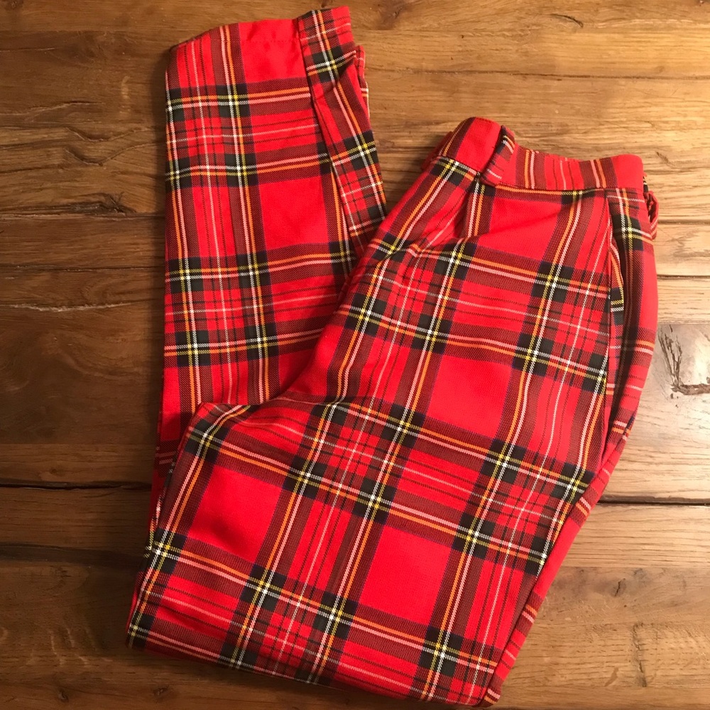 Love Tooture Plaid Pants NWOT